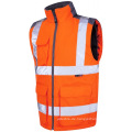 Flammhemmender orangefarbener Bodywarmer